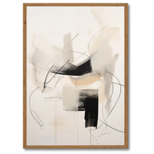 Indlæs billede til gallerivisning Shadows In Motion No. 7 Plakat Plakana 21x30 cm (A4) Mørk egetræ
