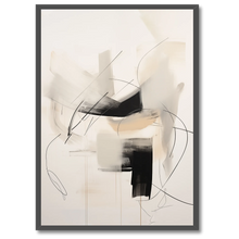 Indlæs billede til gallerivisning Shadows In Motion No. 7 Plakat Plakana 21x30 cm (A4) Sort egetræ
