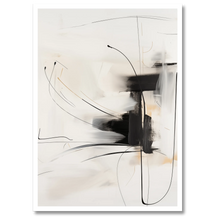 Indlæs billede til gallerivisning Shadows In Motion No. 8 Plakat Plakana 21x30 cm (A4) Hvid Egetræ
