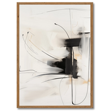 Indlæs billede til gallerivisning Shadows In Motion No. 8 Plakat Plakana 21x30 cm (A4) Mørk egetræ
