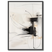 Indlæs billede til gallerivisning Shadows In Motion No. 8 Plakat Plakana 21x30 cm (A4) Sort egetræ
