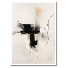 Indlæs billede til gallerivisning Shadows In Motion No. 9 Plakat Plakana 21x30 cm (A4) Hvid Egetræ
