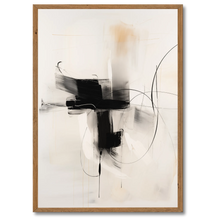 Indlæs billede til gallerivisning Shadows In Motion No. 9 Plakat Plakana 21x30 cm (A4) Mørk egetræ
