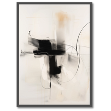 Indlæs billede til gallerivisning Shadows In Motion No. 9 Plakat Plakana 21x30 cm (A4) Sort egetræ
