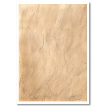 Indlæs billede til gallerivisning Silent Swirls Plakat Plakana 21x30 cm (A4) Hvid Egetræ

