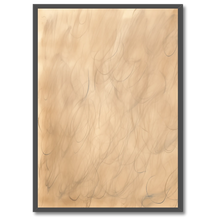 Indlæs billede til gallerivisning Silent Swirls Plakat Plakana 21x30 cm (A4) Sort egetræ
