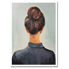 Indlæs billede til gallerivisning Simple Elegance Plakat Plakana 21x30 cm (A4) Hvid Egetræ
