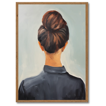 Indlæs billede til gallerivisning Simple Elegance Plakat Plakana 21x30 cm (A4) Mørk egetræ
