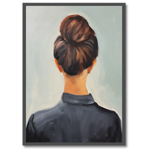 Indlæs billede til gallerivisning Simple Elegance Plakat Plakana 21x30 cm (A4) Sort egetræ
