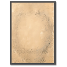 Indlæs billede til gallerivisning Sketch Of Silence Plakat Plakana 21x30 cm (A4) Sort egetræ
