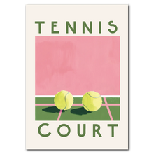 Indlæs billede til gallerivisning Tennis Court Plakat Plakana 21x30 cm (A4) Ingen ramme
