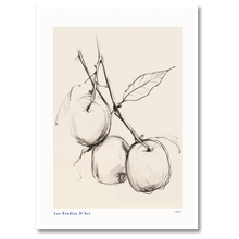 Indlæs billede til gallerivisning The Apple Branch Plakat Plakana 21x30 cm (A4) Hvid Egetræ
