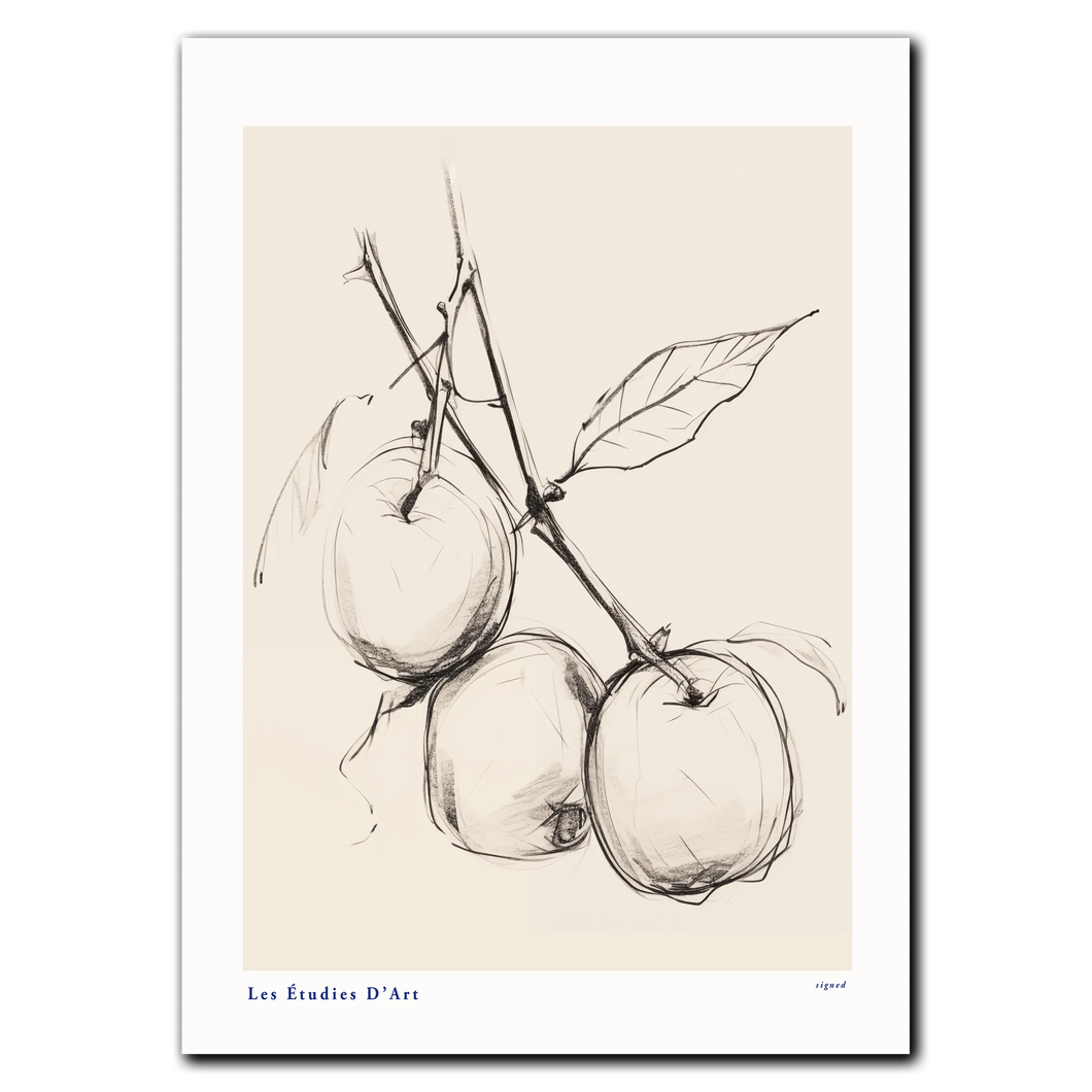 The Apple Branch Plakat Plakana 21x30 cm (A4) Ingen ramme