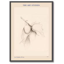 Indlæs billede til gallerivisning The Art Study Plakat Plakana 21x30 cm (A4) Sort egetræ
