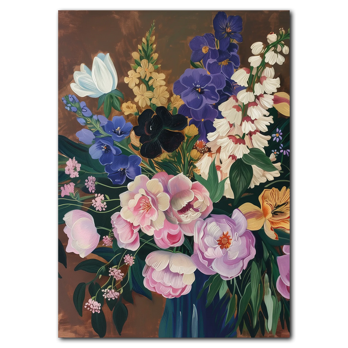 Vibrant Flora Plakat Plakana 21x30 cm (A4) Ingen ramme