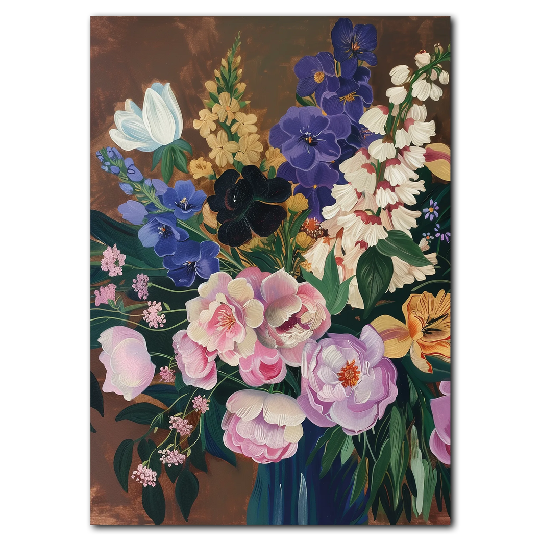 Vibrant Flora Plakat Plakana 21x30 cm (A4) Ingen ramme
