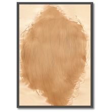 Indlæs billede til gallerivisning Warm Shadow Plakat Plakana 21x30 cm (A4) Sort egetræ
