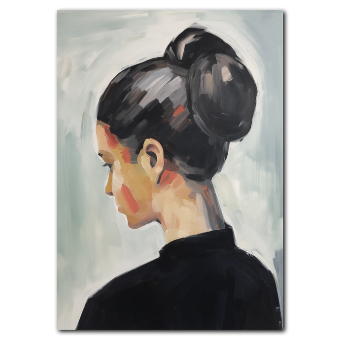 Woman In Black Plakat Plakana 21x30 cm (A4) Ingen ramme