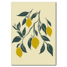 Indlæs billede til gallerivisning Yellow Lemon Plakat Plakana 21x30 cm (A4) Ingen ramme
