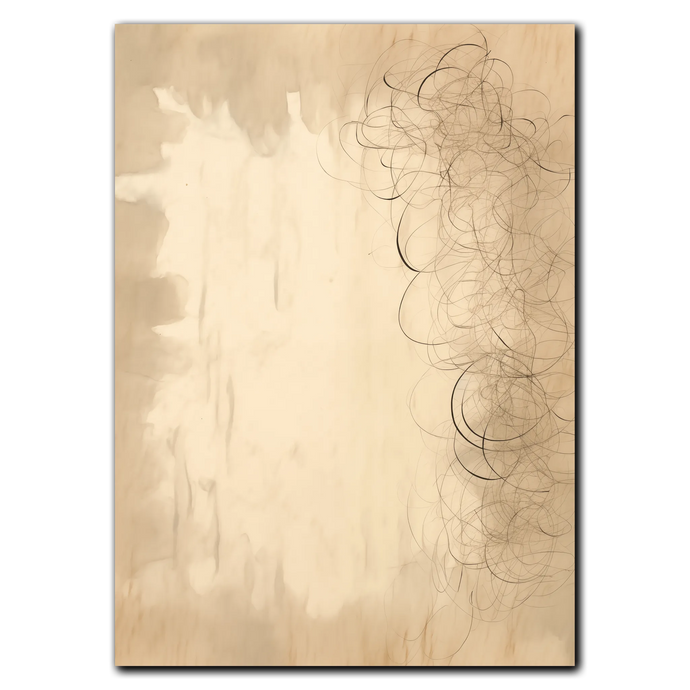 Dreamy Curves Plakat Plakana 21x30 cm (A4) Ingen ramme