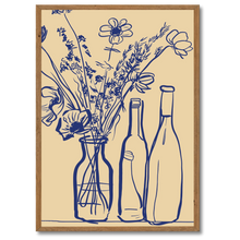Indlæs billede til gallerivisning Everyday Bouquet Plakat Plakana 21x30 cm (A4) Mørk egetræ
