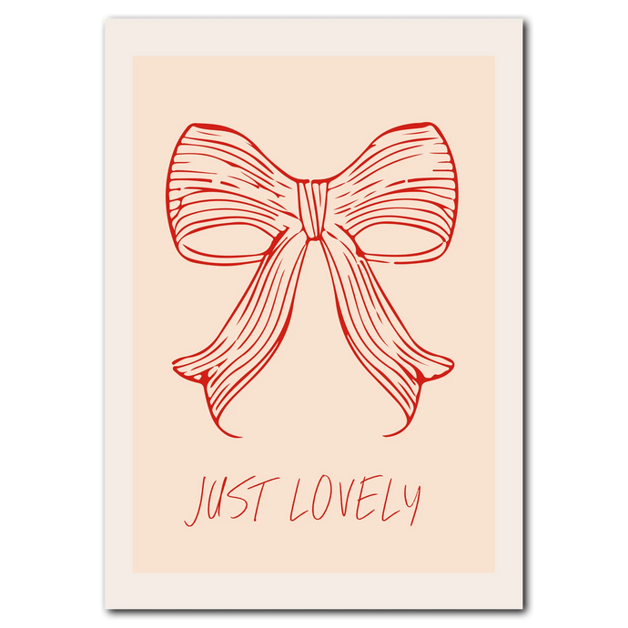 Just Lovely Plakat Plakana 21x30 cm (A4) Ingen ramme