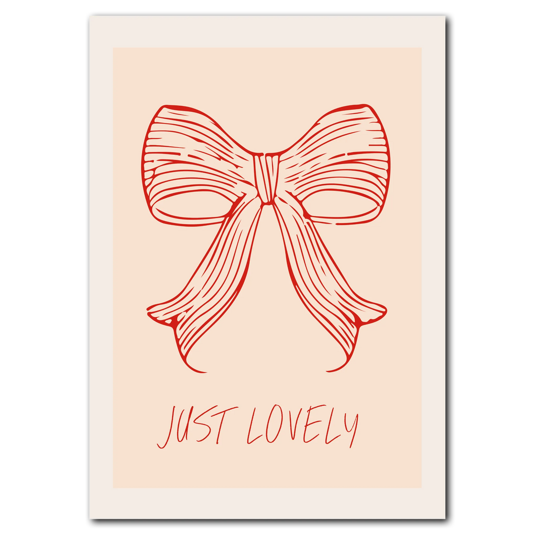 Just Lovely Plakat Plakana 21x30 cm (A4) Ingen ramme