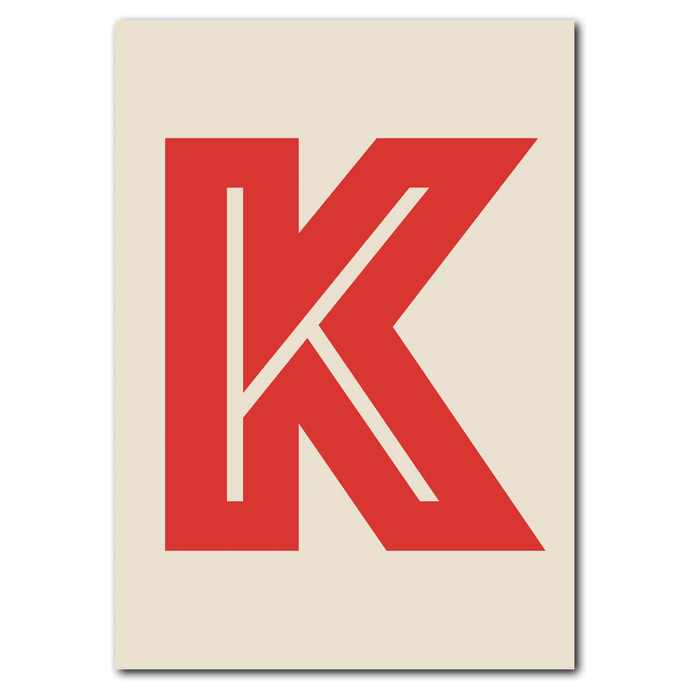 K Plakat Plakana 21x30 cm (A4) Ingen ramme