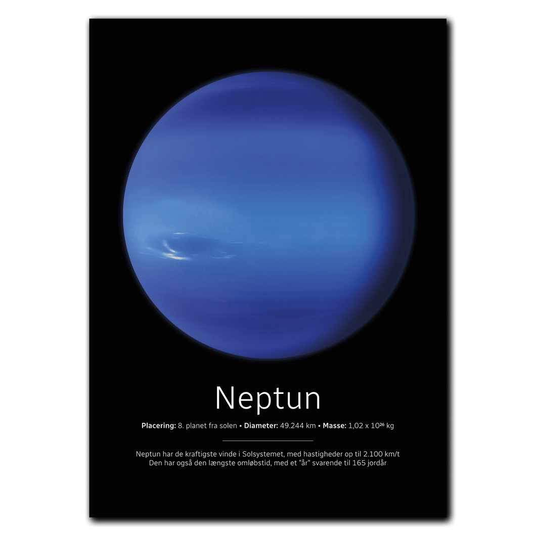 Neptun Plakat Plakana 21x30 cm (A4) Ingen ramme