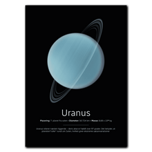 Indlæs billede til gallerivisning Uranus Plakat Plakana 21x30 cm (A4) Ingen ramme
