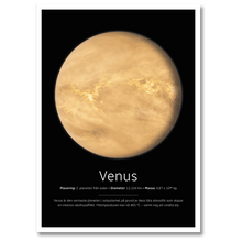 Indlæs billede til gallerivisning Venus Poster Plakana SE 21x30 cm (A4) Hvid Egetræ
