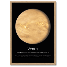 Indlæs billede til gallerivisning Venus Poster Plakana SE 21x30 cm (A4) Egetræ
