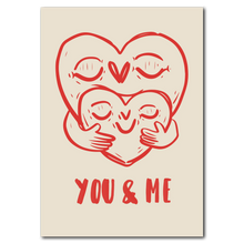 Indlæs billede til gallerivisning You &amp; Me Plakat Plakana 21x30 cm (A4) Ingen ramme

