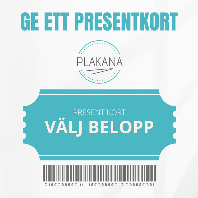 Presentkort Plakana SE