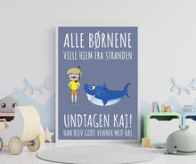 Indlæs billede til gallerivisning Alle Børnene - Haj Kaj Plakana

