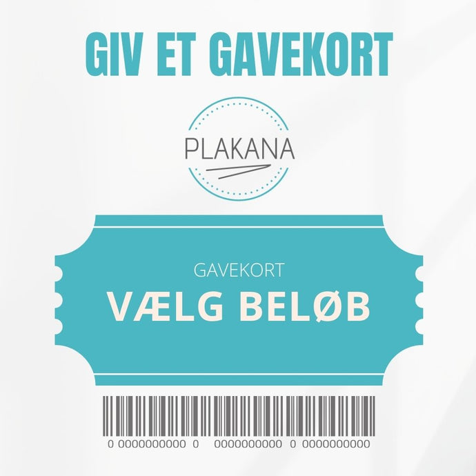 Gavekort Plakana