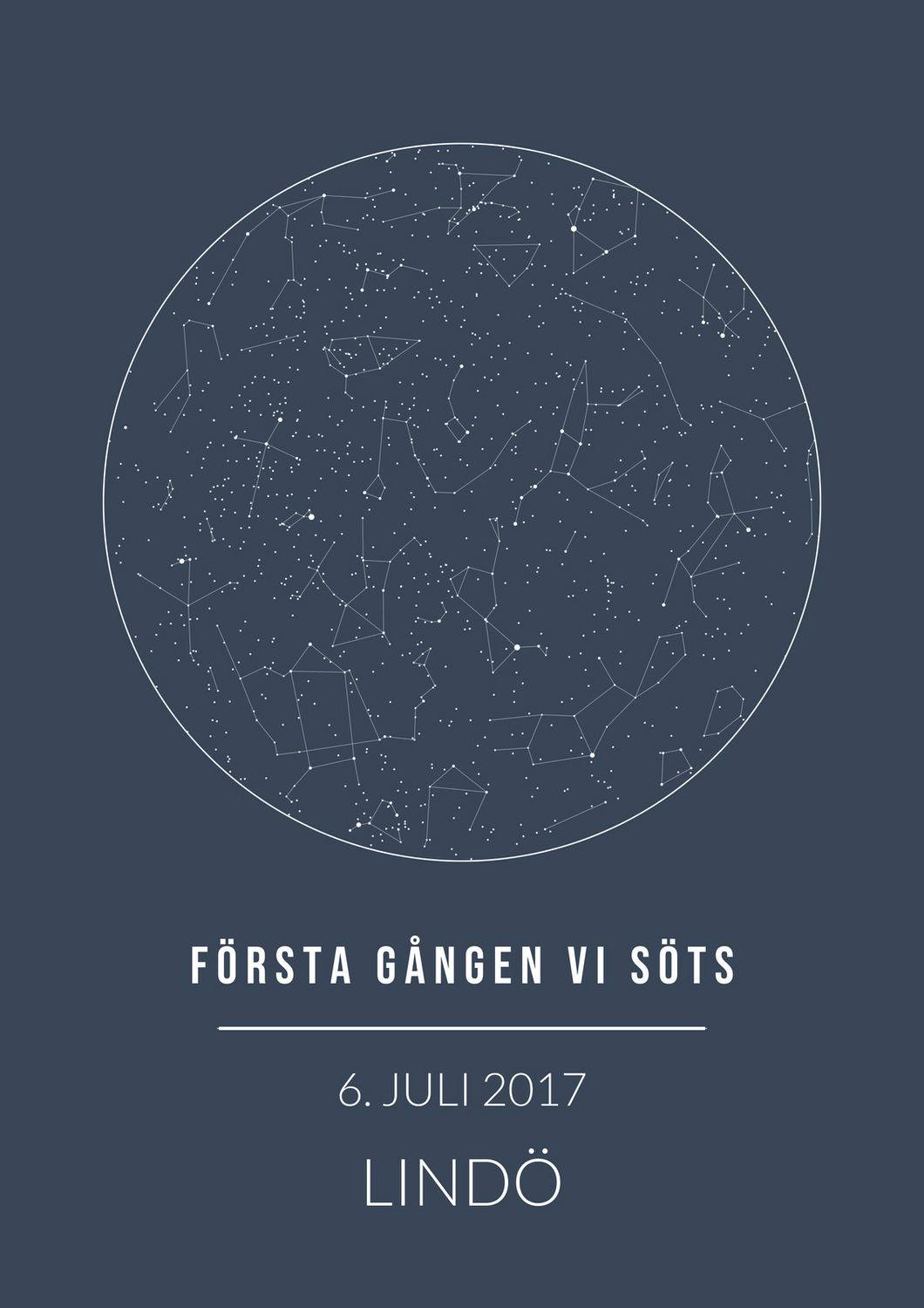 Stjärnhimmel Poster Plakana SE